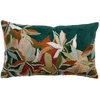 Image de Vivaraise - Housse de coussin brodé en coton Alina pétrole 45x45 cm