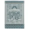 Image de Torchon jacquard Bistrot bleu 50 x 70 cm Winkler