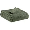 Image de Vivaraise - Jeté de lit et de canapé Tana   Couverture d'appoint, Couette légère réversible   100% Coton lavé Stonewashed   Tissage nid d'abeille