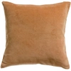 Image de Vivaraise - Housse de coussin uni en coton Elise ocre 40x65 cm