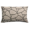 Image de Vivaraise - Housse de coussin Dany blanc/noir 40x65 cm