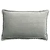 Image de Vivaraise - Coussin Fara avec garnissage Moelleux   Taie d'oreiller Lavable - Housse Amovible 100% Velours de Coton   Finition à Franges
