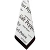 Image de Winkler - Torchon imprimé Sel & Poivre   50x70 cm - 100% coton absorbant - Serviette à vaisselle, chiffon de nettoyage, lingette de séchage