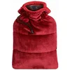 Image de Vivaraise - Bouillotte Tender - 23x33 cm   1,75L   Poche Amovible avec Bouteille en PVC   Housse Microfibre en Peluche Douce - Fausse Fourrure Chaude - Style Cosy