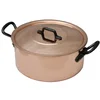 Image de Faitout avec couvercle en cuivre massif 24 cm Baumalu