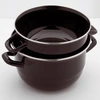 Image de Baumalu - Marmite à moules émail sans marquage noire - 33x26x22 cm OS
