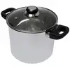 Image de Marmite traiteur en inox avec couvercle en verre 28 cm Baumalu