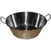 Image de Baumalu Bassine à Confiture 38 cm en Acier Inoxydable Argenté Capacité 9L Poignées Métal Compatible Tous Feux y compris Inductio