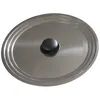 Image de BAUMALU - Couvercle Multi-Degrés Universel - Acier Inoxydable Haut de Gamme - Bouton Bakélite, Bord en Escalier - Pour Ustensiles de Ø12, 14 et 16 cm