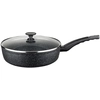 Image de Baumalu - Sauteuse + couvercle Granit Evolution induction noir - D.28 cm OS