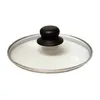 Image de Couvercle en verre BAUMALU 16 cm - bouton bakélite - trou vapeur