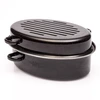 Image de Baumalu - Cocotte ovale induction noire - 11.2 L OS