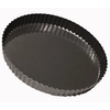 Image de Baumalu - Plat à tarte acier revêtu Sucre et Gourmandises anthracite - D.28 cm OS
