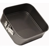 Image de Baumalu - Moule carré à charnière acier revêtu Sucre et Gourmandises anthracite - 22x22x7 cm OS