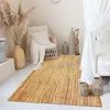 Image de Thedecofactory Tapis en Jute tressé Main Motif Lignes Naturel 120x170