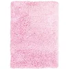 Image de Thedecofactory Tapis Tout Doux Imitation Fourrure Rose 120x170