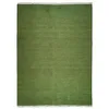 Image de Thedecofactory Tapis en Jute et Coton avec Franges Vert foncé 120x170 - Style bohème