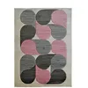 Image de Thedecofactory Avant Garde Bubble - Tapis Look Seventies Bubble Gris Rose 120x170