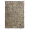 Image de Thedecofactory Tapis tissé Plat Coton Noir et reflet lumière Gris 160x230