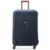 Image de DELSEY Paris - MONCEY Mr (Matière Recyclée) - Valise soute Rigide 76 cm x 52 cm x 30 cm - 97 L - XL - Bleu Encre