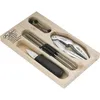 Image de Coffret ustensiles fruits de mer - JEAN DUBOST - 14 pièces - Acier inoxydable - Compatible lave-vaisselle - Noir