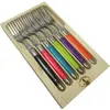Image de JEAN DUBOST Coffret fourchette Tonic Mix Laguiole - lot de 6