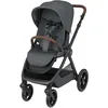 Image de Maxi-Cosi Oxford Plus Poussette bébé 2-en-1 avec nacelle, de la naissance à 4 ans (0 22 kg), pliage compact, suspension souple, grand panier de rangement 10kg, Twillic Graphite