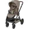 Image de Maxi-Cosi Oxford Plus Poussette bébé 2-en-1 avec nacelle, de la naissance à 4 ans (0 22 kg), pliage compact, suspension souple, grand panier de rangement 10kg, Twillic Truffle