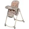 Image de Maxi-Cosi Minla Plus, chaise haute évolutive de 0 à 14 ans (0 60 kg), avec plateau pivotant à une main, 4 roues, 9 hauteurs, 5 inclinaisons, pliable compact, Elegance Terra.