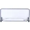Image de SAFETY 1ST Barrière de lit 90cm 18 mois-5 ans inclinable Tissu lavable en maille Auto-verrouillage Gris/blanc