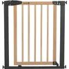 Image de SAFETY 1ST Barrière Simply Close wood & Metal Pression 73-80 cm (94cm si extension) sans perçage Ouverture dune Main Bois