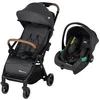 Image de BEBECONFORT Sunlite Duo Poussette ultra compacte confortable et lègère dès la naissance jusquà 4 ans 0 à 22 kg Mineral Graphite