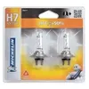 Image de 2 Ampoules Voiture H7 LIFE+100% 55W - MICHELIN - Feu de croisement route antibrouillard.