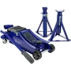 Image de Cric hydraulique rouleur 18T + 2 Chandelles 2T - MICHELIN - Ht de levage cric : 105-350mm - Ht de levage chandelles : 266-355 mm