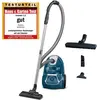 Image de Rowenta Aspirateur ultra silencieux 750 W = 2000 W avec sac, filtre hygiénique, embout pour parquet - Bleu avec sac Swirl Bodenstaubsauger bleu