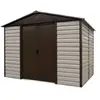 Image de Abri de jardin Yardmaster TBSL en métal coloris beige et marron ép.0,3 mm surface extérieure 5,97 m²