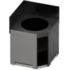 Image de Meuble de cuisine extérieure ENO MODULO D'angle pour Kamado M et L Gris C