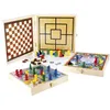 Image de JEUJURA Coffret Bois 100 Jeux de société traditionnels