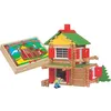 Image de Jouet Chalet en Rondins (135 pcs) Coffret Bois Jeujura | Ref: 8007 -