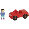 Image de Jeujura - 8083- Jeux de Construction-Voiture Rouge