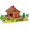 Image de Jeux de construction en bois Le refuge de la marmotte 150 pièces