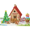 Image de Jeu de construction en bois Chalet de Noël 90 pièces Jeujura® | Ref: