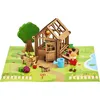 Image de La Serre du Jardinier 40 Pièces - JEUJURA - Jeu de Construction en Bois Naturel Tapis et Accessoires Inclus 22x185x85 cm