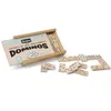 Image de JEUJURA - Jeu de Dominos en Bois - Coffret en Bois - Garçon et Fille - A partir de 3 ans