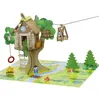 Image de Jouets La cabane perchée et sa tyrolienne 70 pcs Jeujura®| Ref: 8220