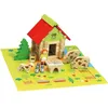 Image de Jouet en bois Jeujura® Kit la Maison du Comté 50 pcs | Ref: 8224 - J