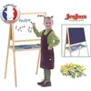 Image de Jeujura - Tableau Double face Créatifs en Bois (craies + feutres)