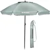 Image de Isotoner Parasol de plage, ultra résistant, structure anti vent, léger réglable en hauteur et inclinaison et anti uv upf50+, 160 cm kaki