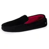 Image de Isotoner Chaussons Mocassins Homme Broderie, Noir, 46 EU