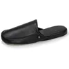Image de Isotoner Chaussons Mules homme ultra confortables et léger en cuir 42 noir